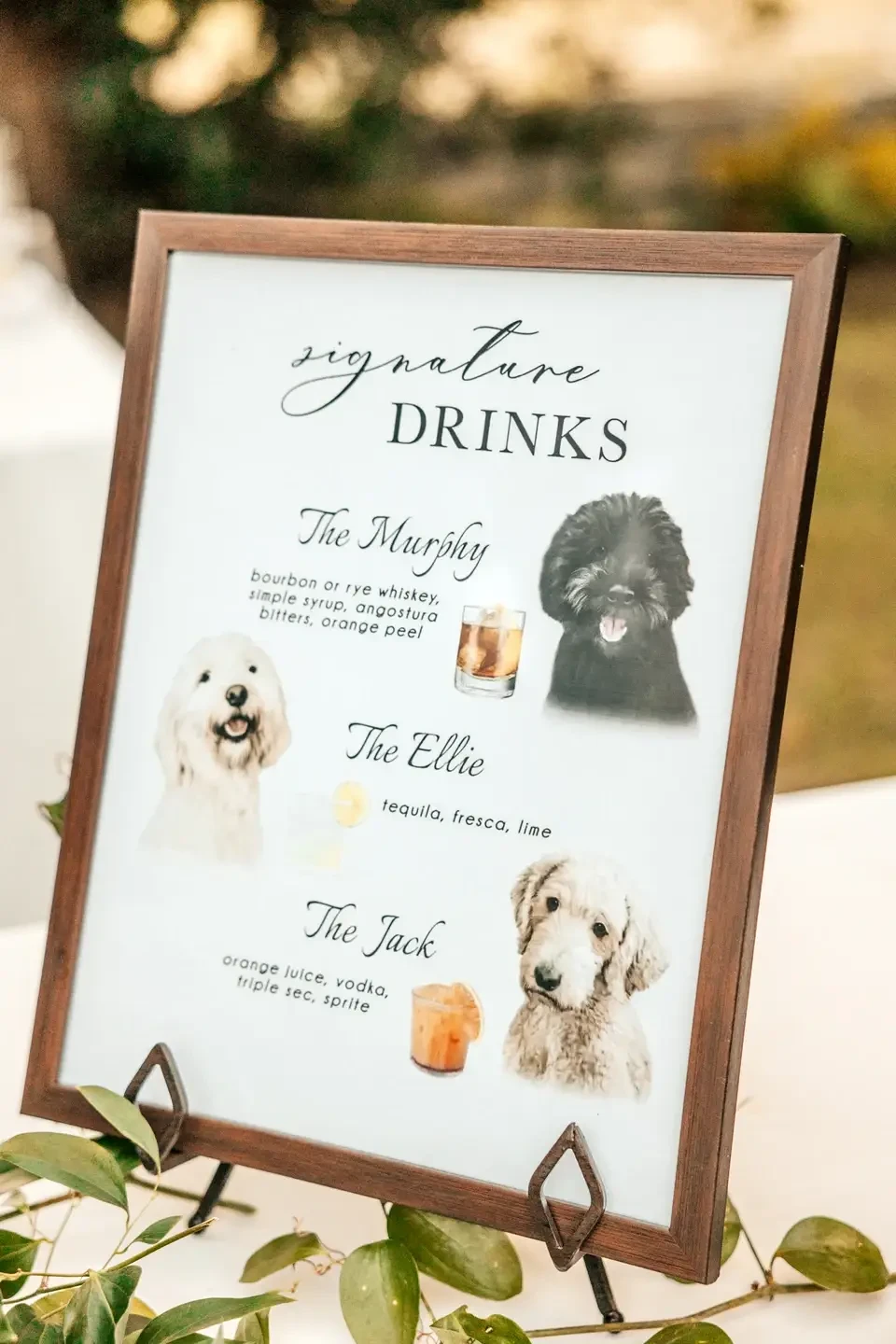 Signature Wedding Cocktails