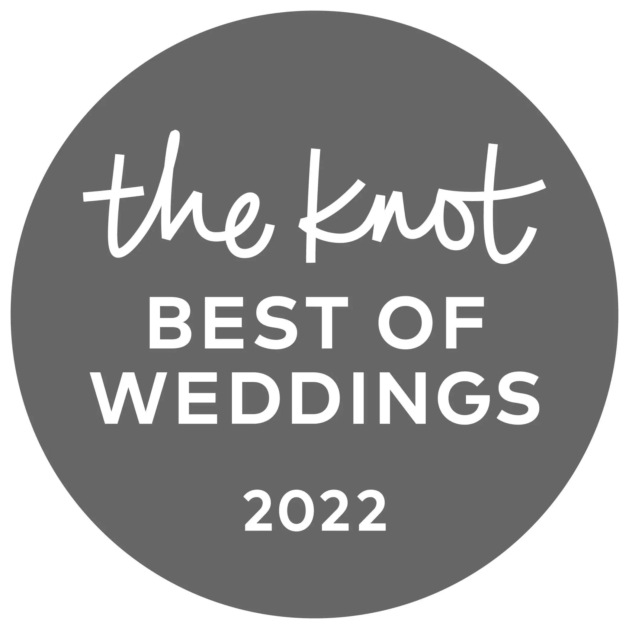 The Knot Best of Weddings 2022 Badge