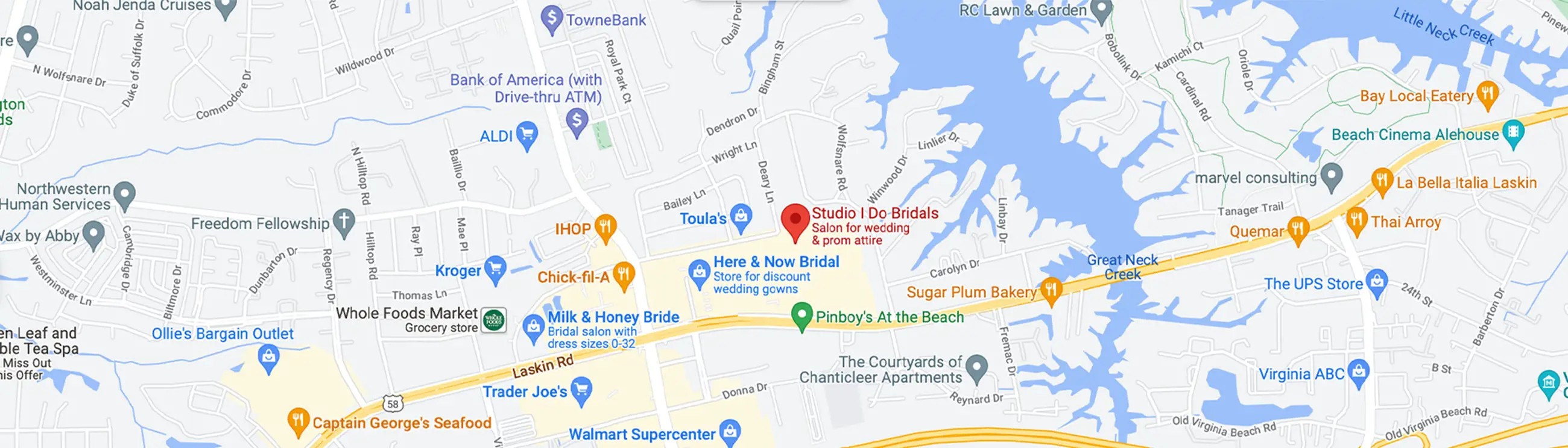 Studio I Do Bridals location